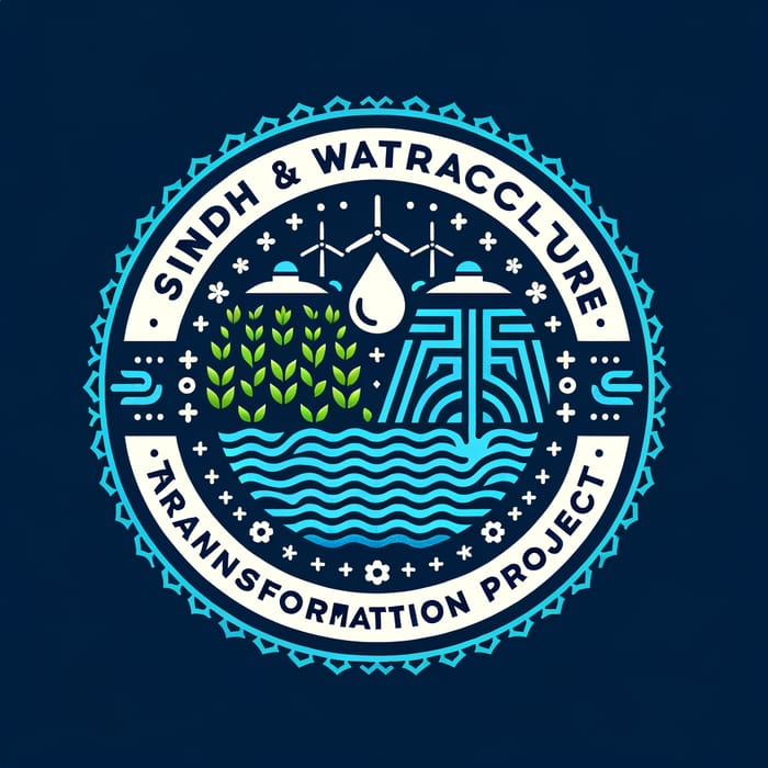 Sindh Water & Agriculture Transformation Logo Design