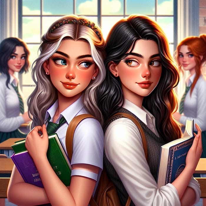 Forbidden Love: Queen Bee Schoolgirl & Bookworm Romance