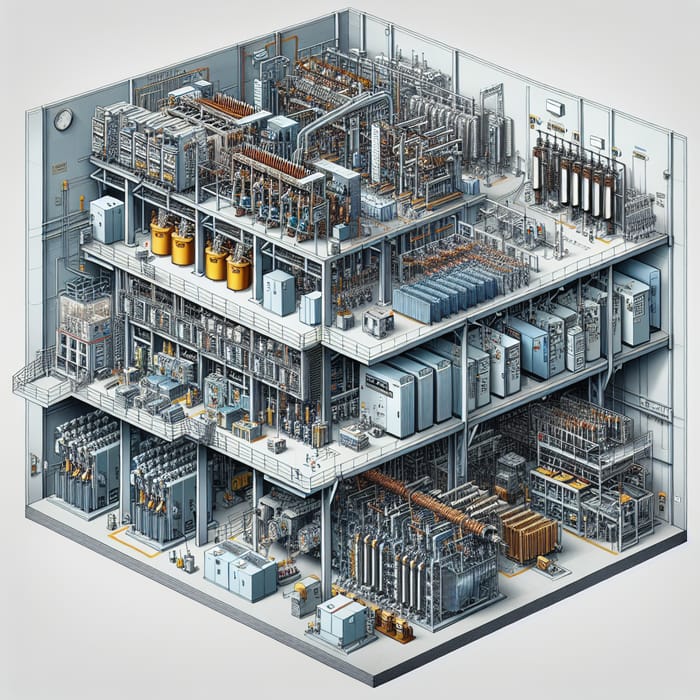 ICRH HVDC Power Supply Layout: Detailed Two-Tier Concept