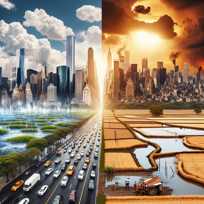 Climate Change Impacts Disproportionately: Urban vs. Rural