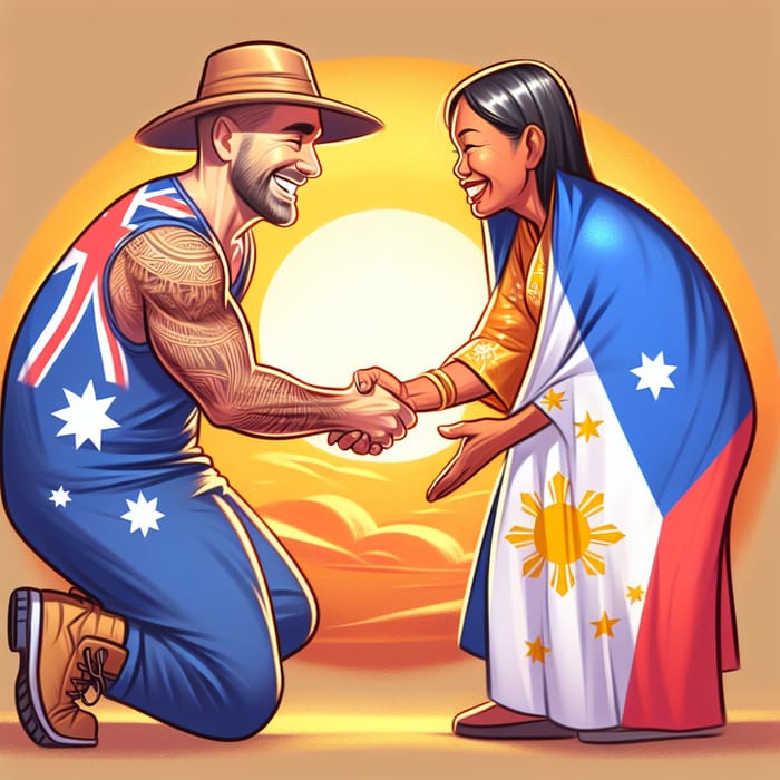 Heartwarming Australian and Filipino Greeting | Cultural Encounter