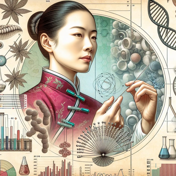 Science, Acupuncture, and Chinese Medicine Artwork