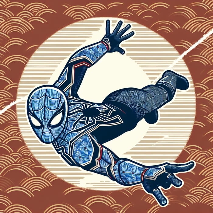 Japanese Iron Spiderman Action Pose
