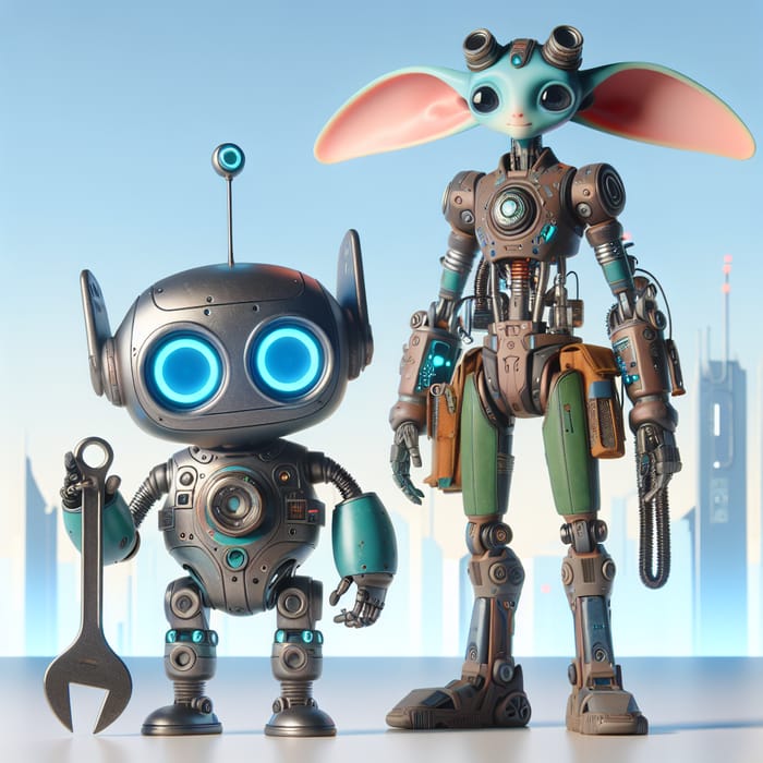 Ratchet and Clank - Futuristic Robot and Alien Duo