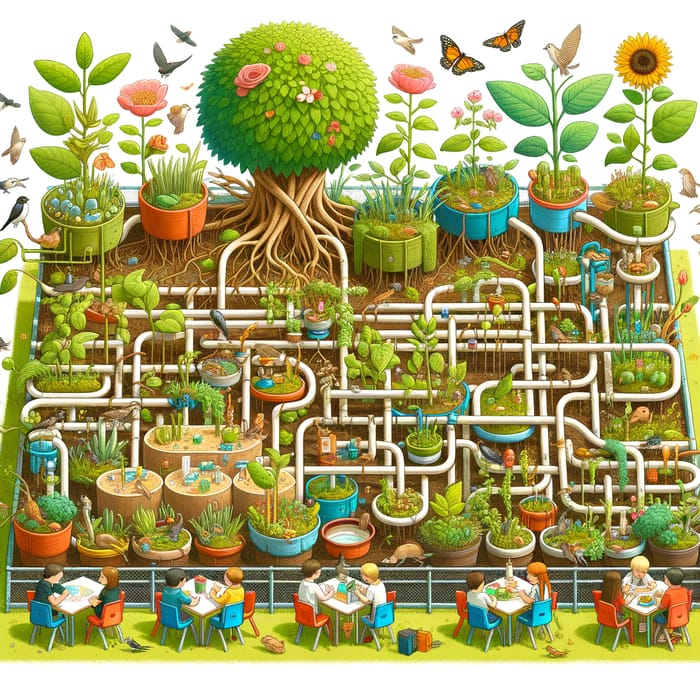 Discover Intricate School Garden Ecosystems