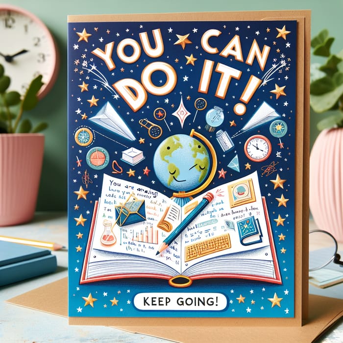 Encouraging Success in Studies: Motivation Card for 11-Year-Olds