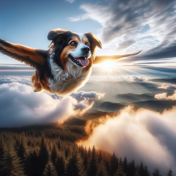 Flying Dog - Unbelievable Photo!