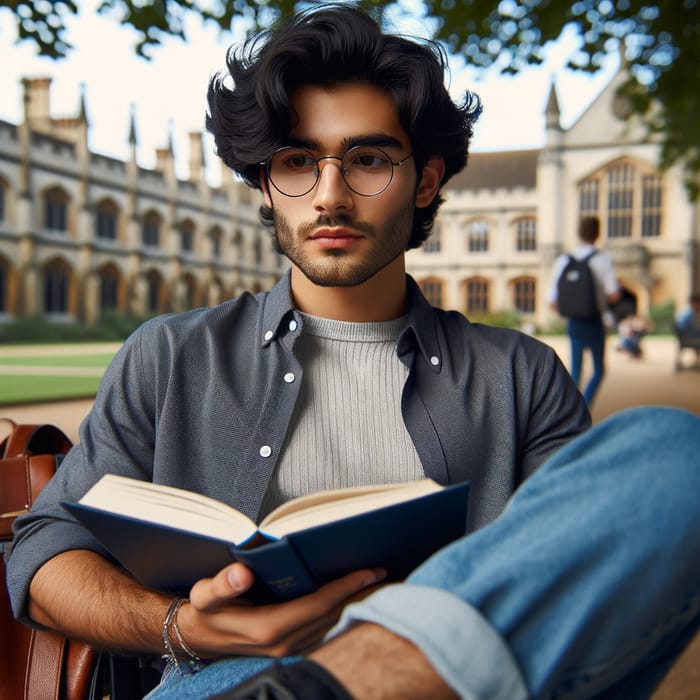 University Boy in Glasses | Academic Lifestyle Shot