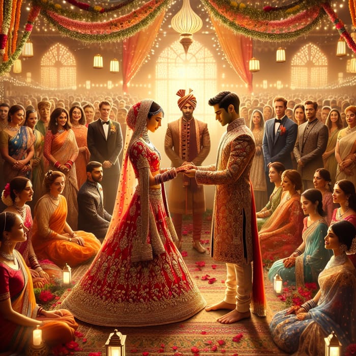 Vibrant Indian Wedding Scene | Cultural Celebrations Captured