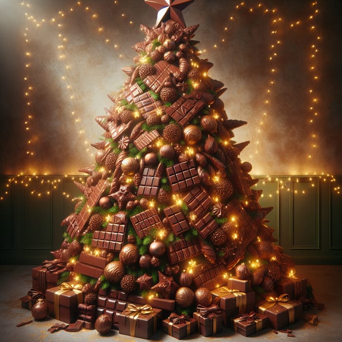 Chocolate Christmas Tree: Festive Sweet Delight