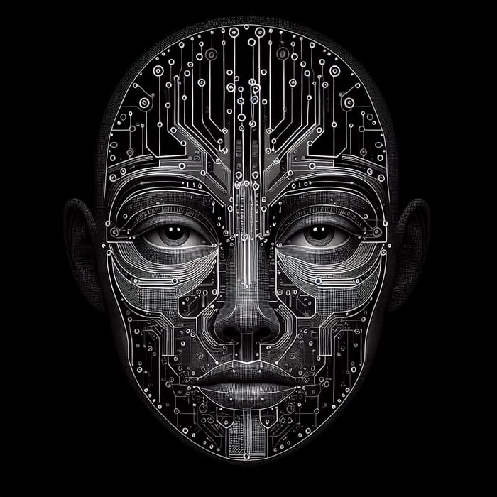 Unique AI Face Design | Digital Interpretation
