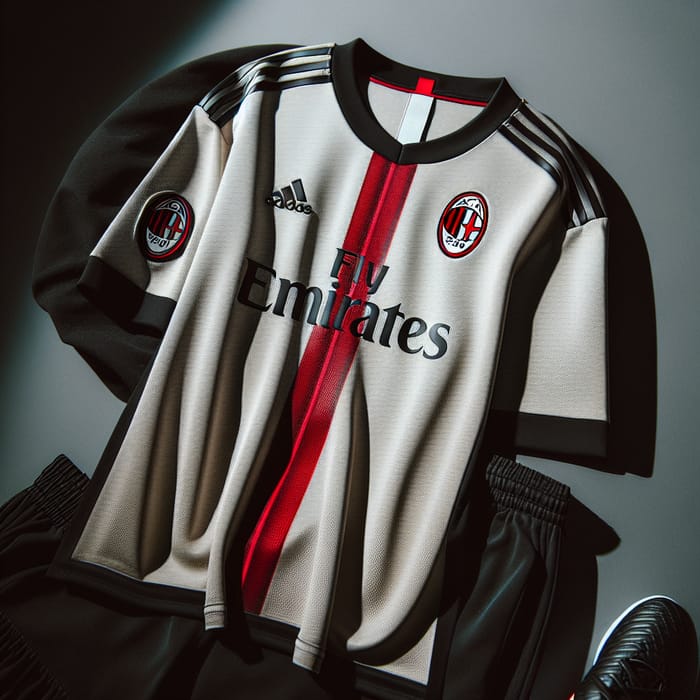 Milan Football Jersey without Chest Letters