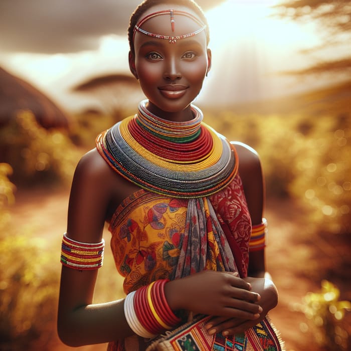 Inspiring Kikuyu Woman in Traditional Attire