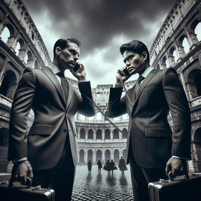 Rival Salesmen Engage in Cold Calling Battles at the Colosseum