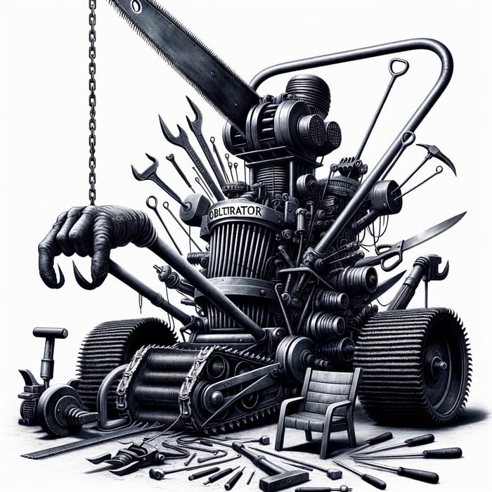 The Menacing Obliterator Machine - Grim Collection of Tools