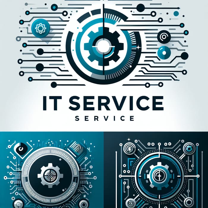 Innovative IT Service Logo Design | Modern & Reliable