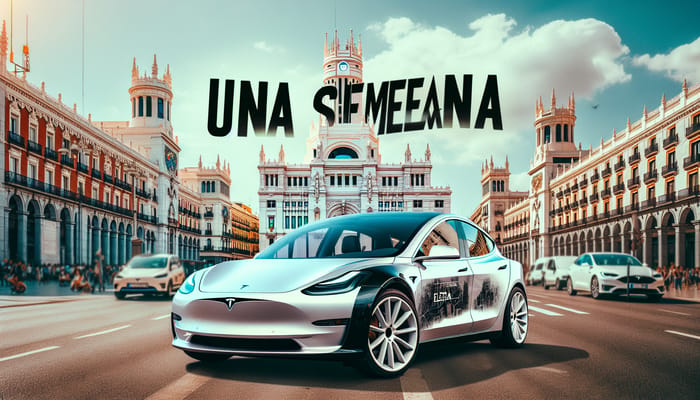 Discover Madrid's Iconic Landmarks with a Tesla Taxi | Una Semana