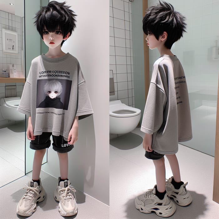 Toilet Boy Hanako Kun: Avant-Garde Streetwear Style & Sneakers | Vetmens T-Shirt