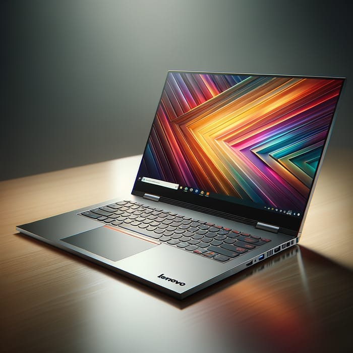 Stylish Lenovo Laptop with Vibrant Display