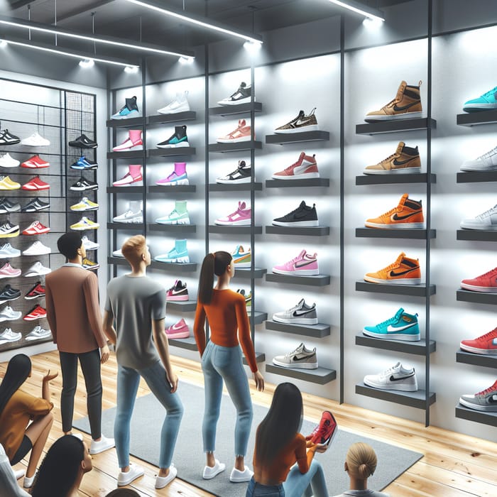 All shoe stores store