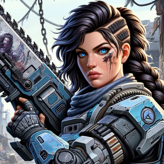 Kait Diaz - Futuristic Female Soldier in Gears 5