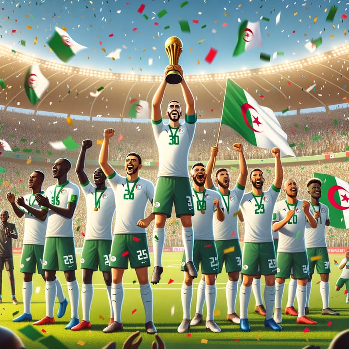Algeria National Team Wins Africa Cup