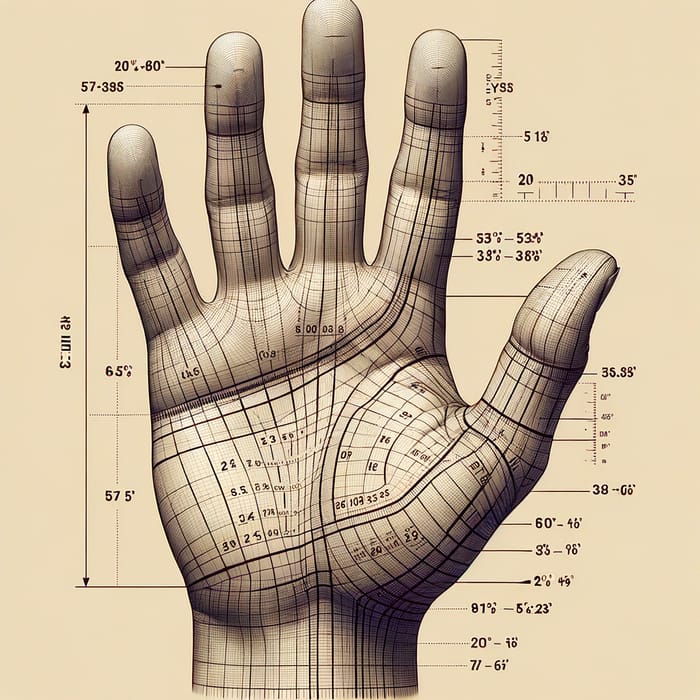 Hand Anthropometry: Detailed Measurements in Inches & cm