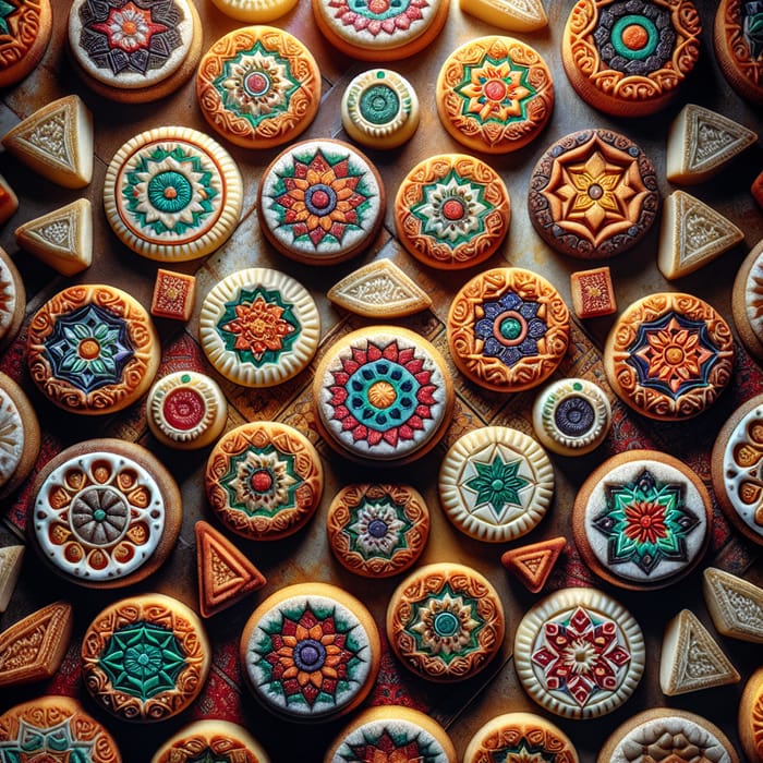 Vibrant Maamoul Cookies: Palestinian Heritage Artistry