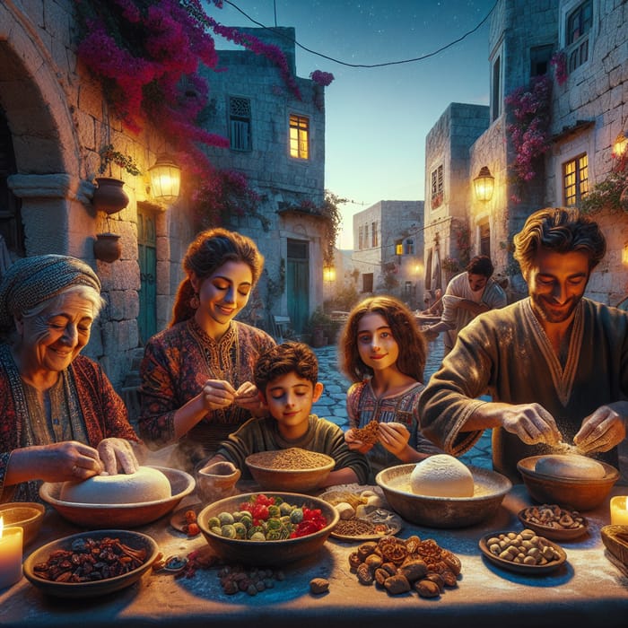 Celebrating Family Traditions in an Ancient Levantine Village
