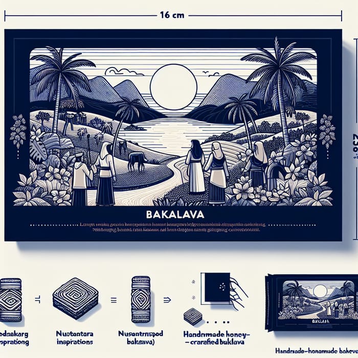 Opulent Nusantara Baklava Packaging & UI/UX Delight