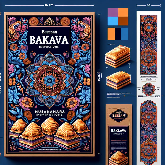 Colorful Baklava Packaging | Vibrant Indonesia's Heritage Inspo