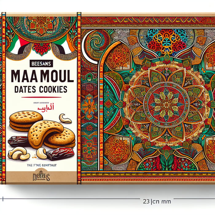 BEESAN Maamoul Dates Cookies Packaging - Palestinian Cultural Heritage Design