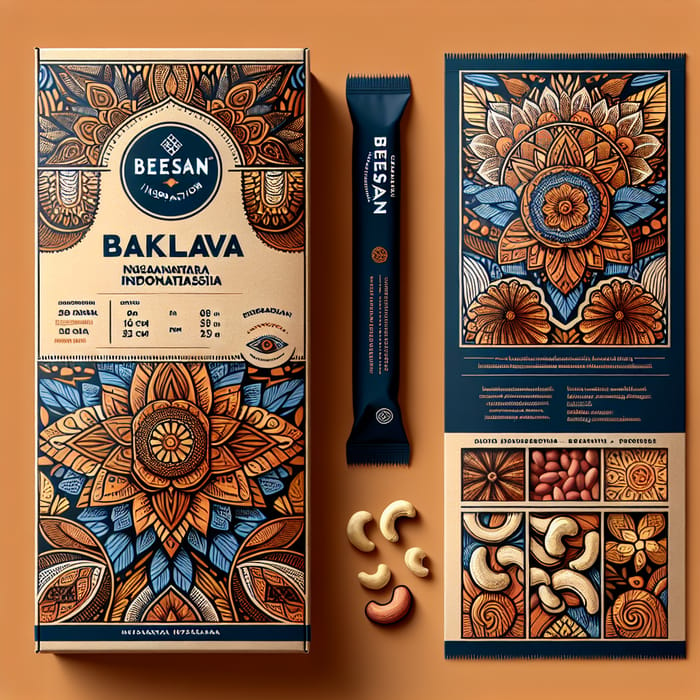 Vibrant Indonesian Heritage Inspired Baklava Packaging | BEESAN