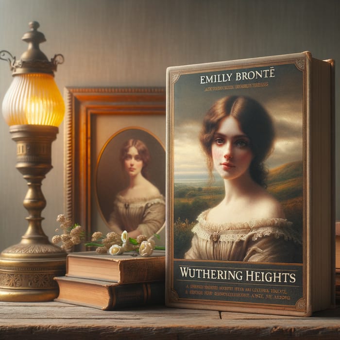 Wuthering Heights by Emily Bronte | Vintage Wooden Table