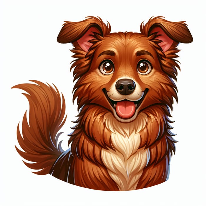 Adorable Chestnut-Brown Dog | Friendly & Loyal Companion