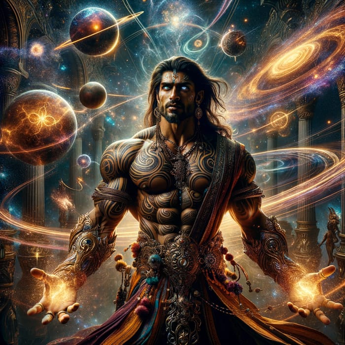 Fantasy Strongest Omniversal Man with Cosmic Power