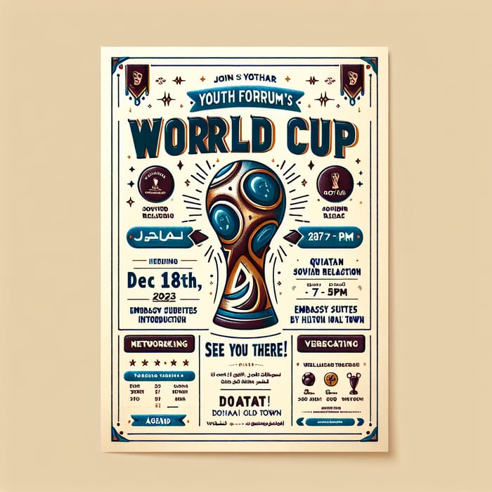 Youthforum Qatar's World Cup Souvenir Release Event | Join Us Dec 18th, 2023