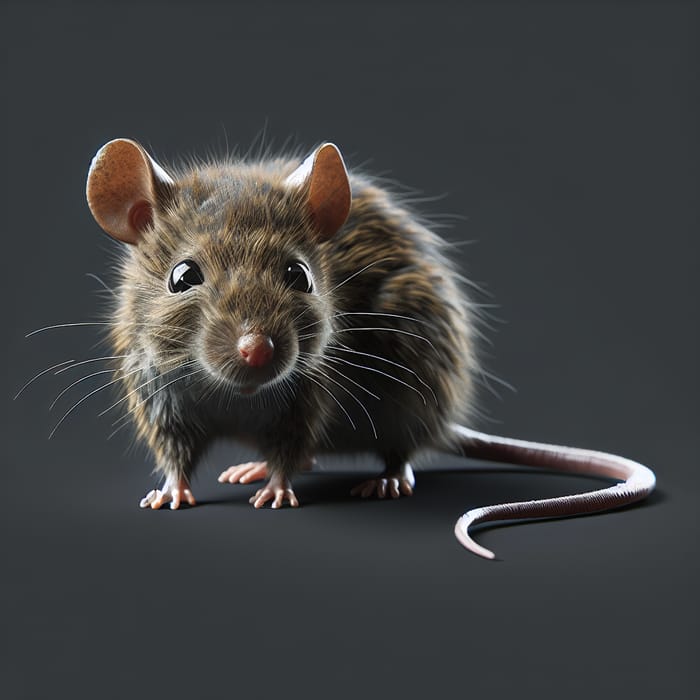 Energetic Urban Rat: Curious Street-Smart Creature