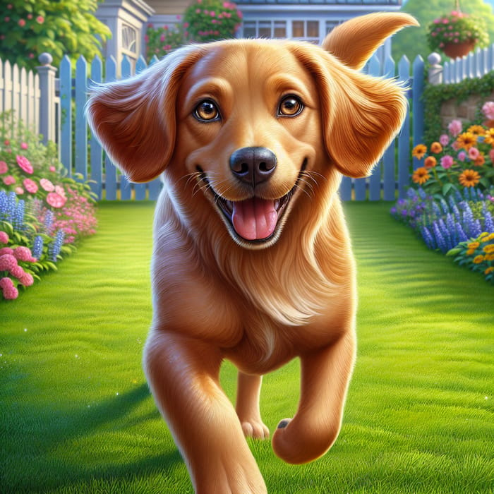 Adorable Medium-Sized Dog | Beautiful Golden-Brown Coat