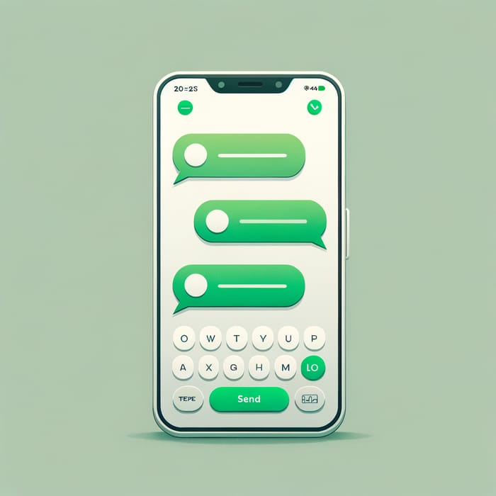 WhatsApp Chat App Design for Smartphone
