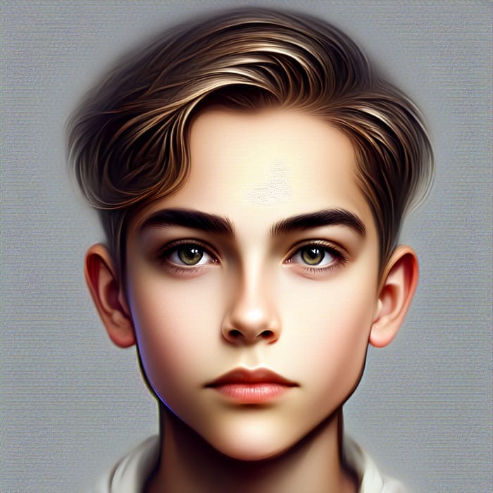 Sharp Jawline and Strong Forehead Profile | Boy Portrait