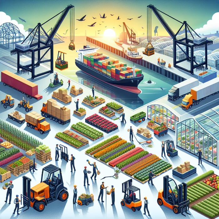 Maximize Food Self-Sufficiency with Efficient Port Management