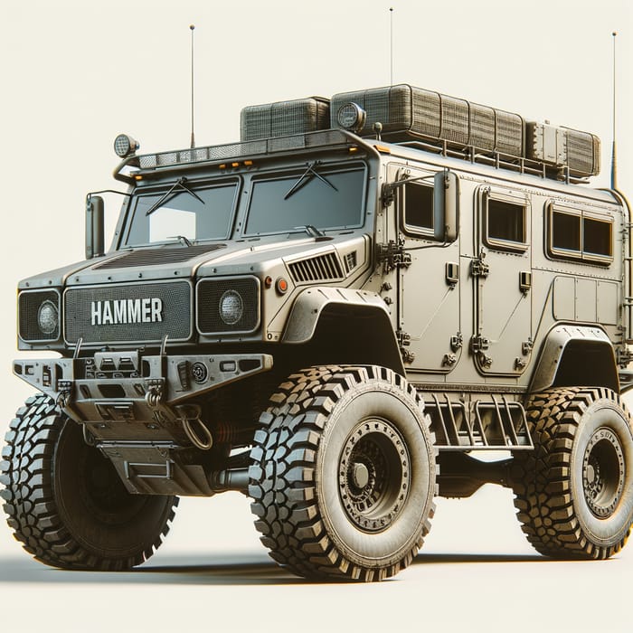 Rugged Hammer H1 Van | Military Field and Off-road Operations Vehicle