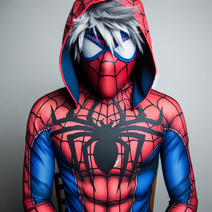 Kakashi Hatake Spiderman Mashup - Ninja Hero Cosplay