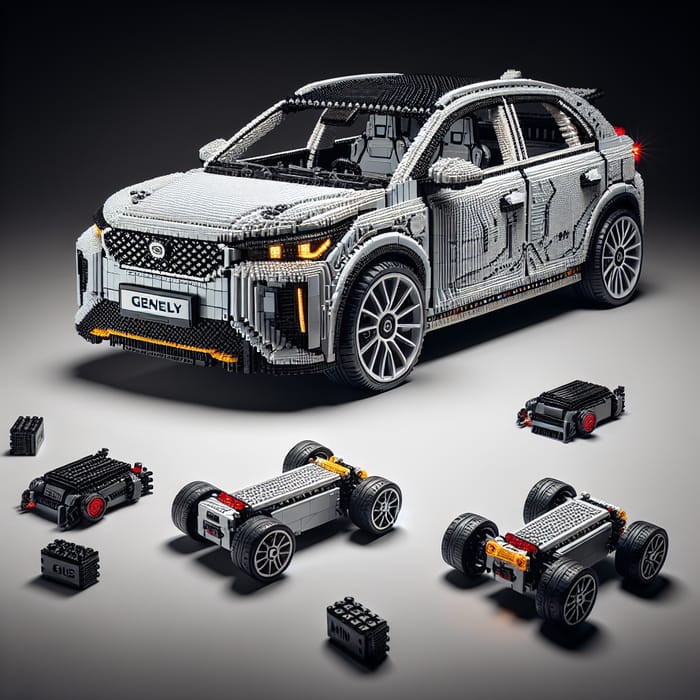 GEELY MONJARO LEGO Cars Set | Mini Motors Replicas