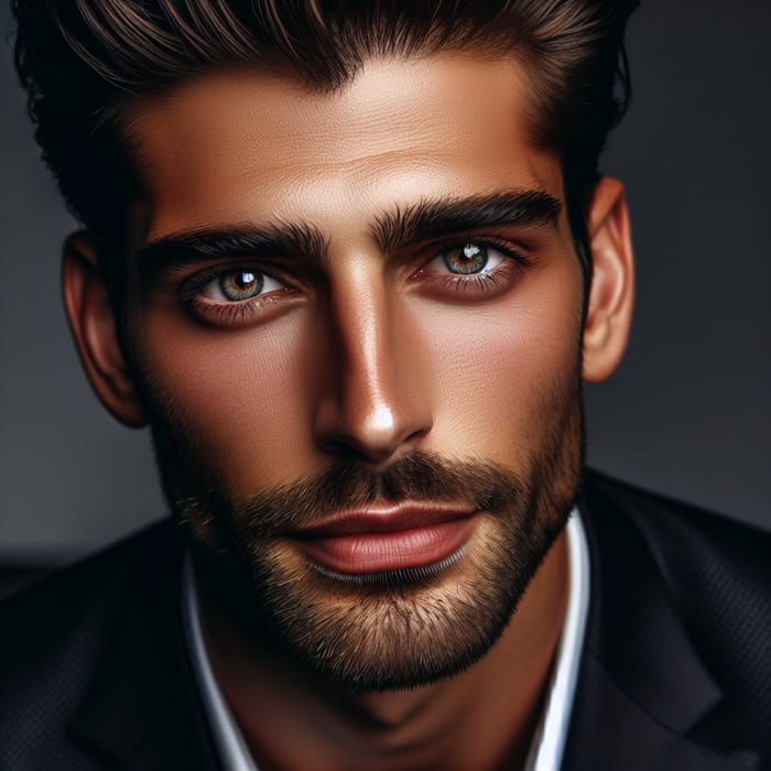 Intense & Charming | Portrait of a Handsome Man