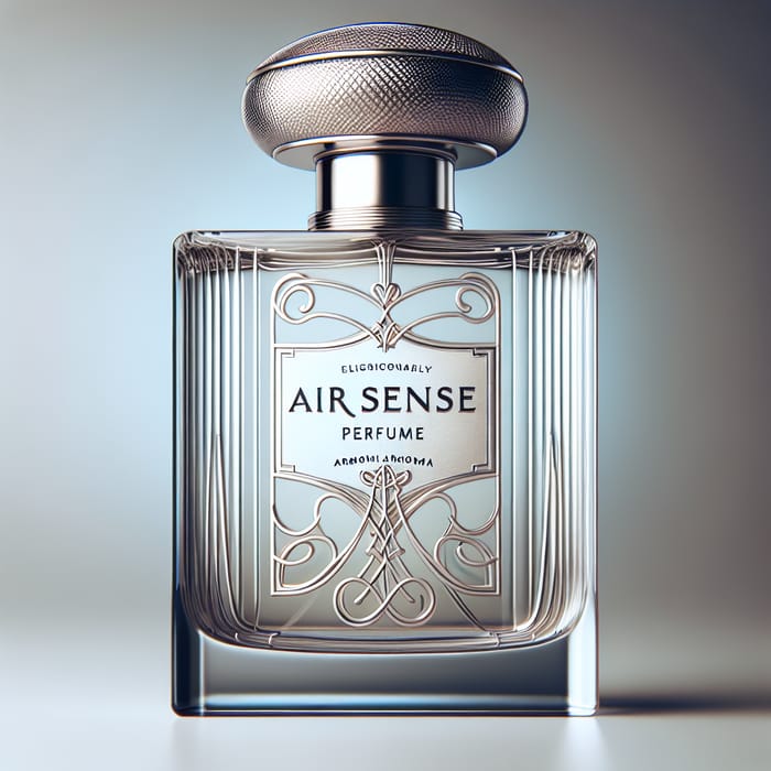 Airsense Perfume Bottle - Art Deco Glass Design