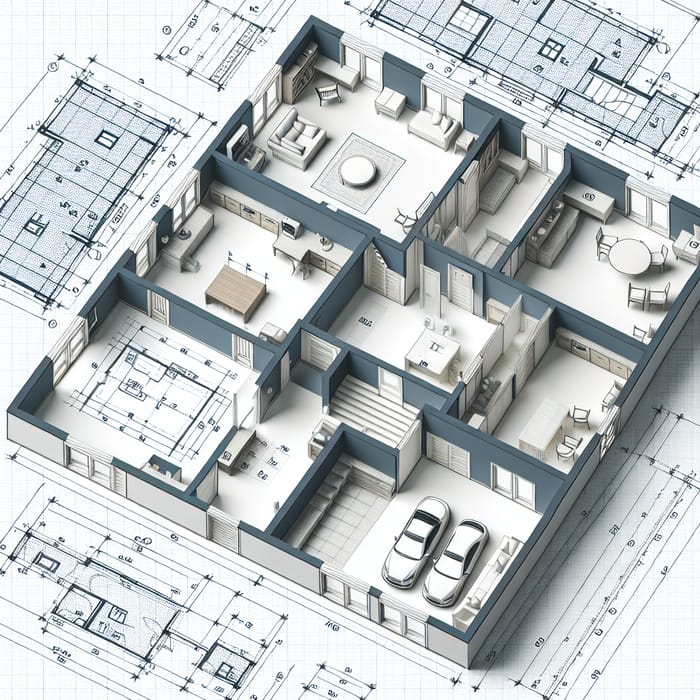 Architectural Blueprint of a 150 Sqm Residential House Layout