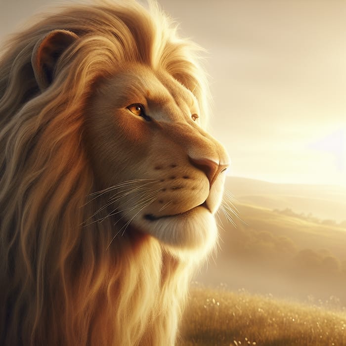 Majestic Lion Aslan | Radiant Protector & Leader