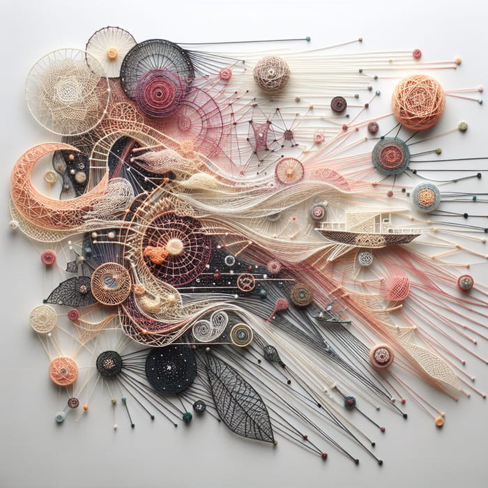 Dream-inspired String Art: Intricate Designs for Visualizing Dreams